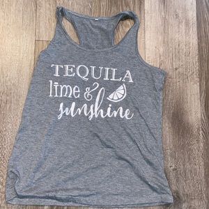 Tequila lime and sunshine Tank top